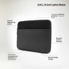 A.R.C. Sleeve With ReSpun 100% Recycled Polyester for 14-inch Laptop (M1-M4, 2021-2024) Incase