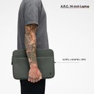 A.R.C. Sleeve With ReSpun 100% Recycled Polyester for 14-inch Laptop (M1-M4, 2021-2024) Incase