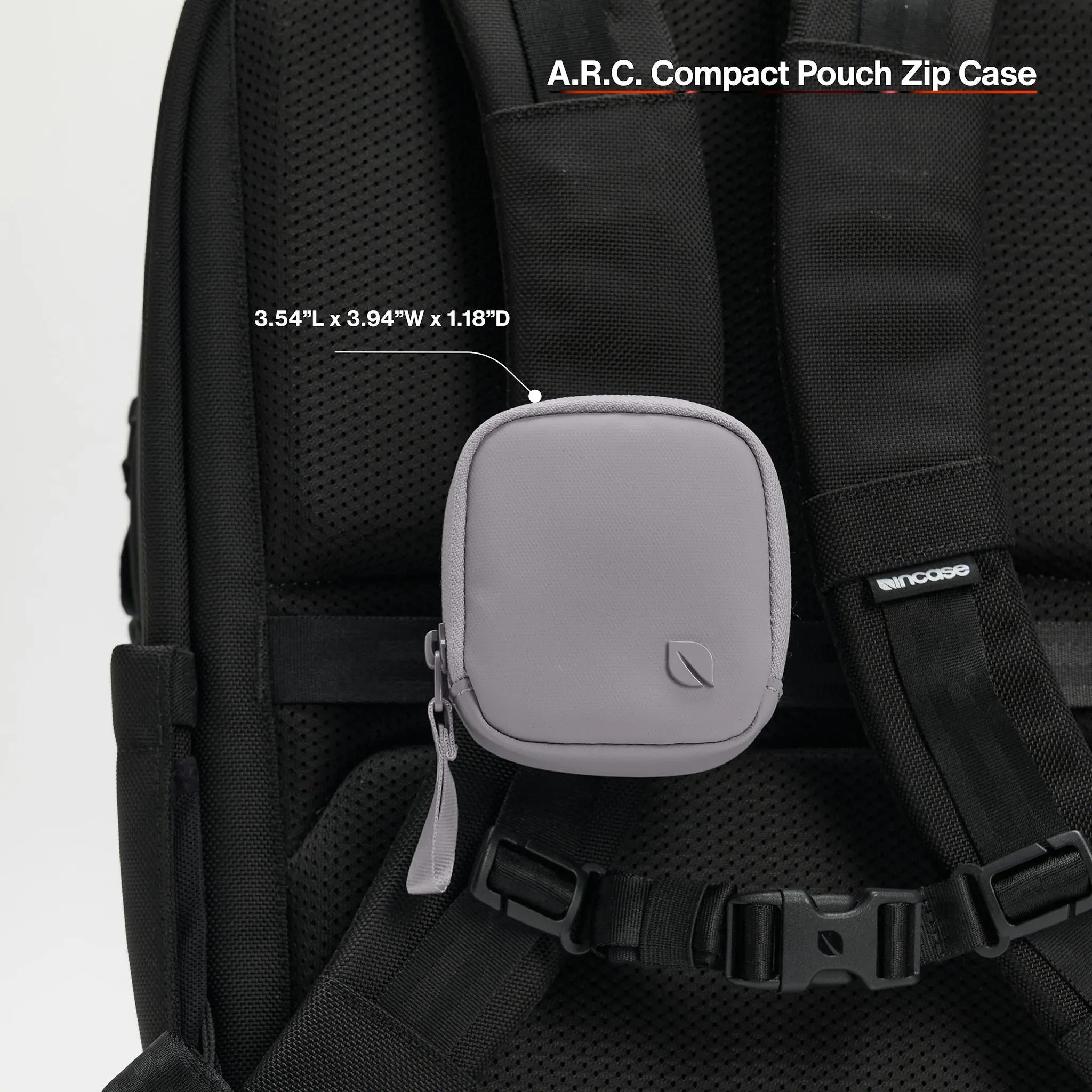 A.R.C. Compact Pouch With ReSpun 100% Recycled Polyester Incase