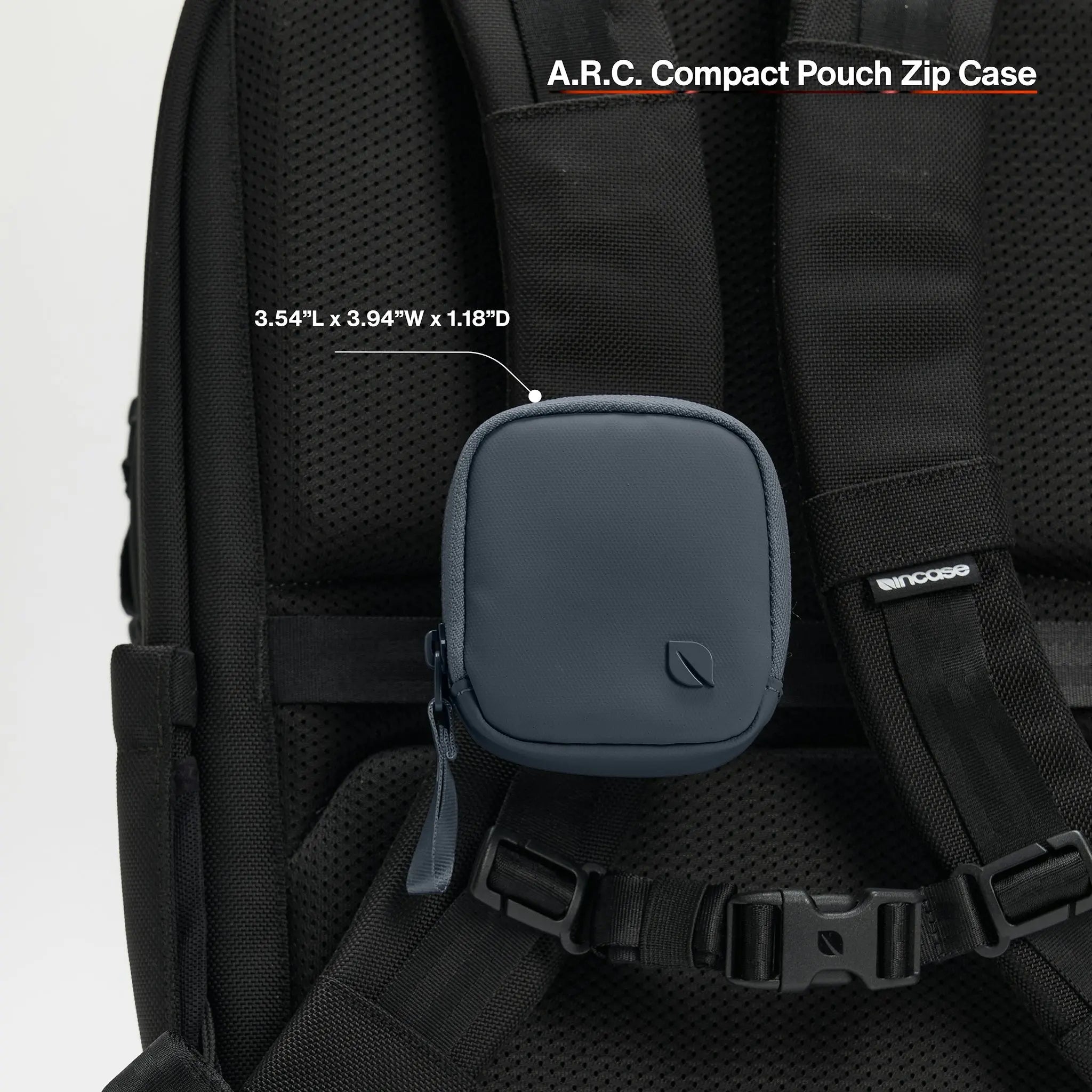 A.R.C. Compact Pouch With ReSpun 100% Recycled Polyester Incase