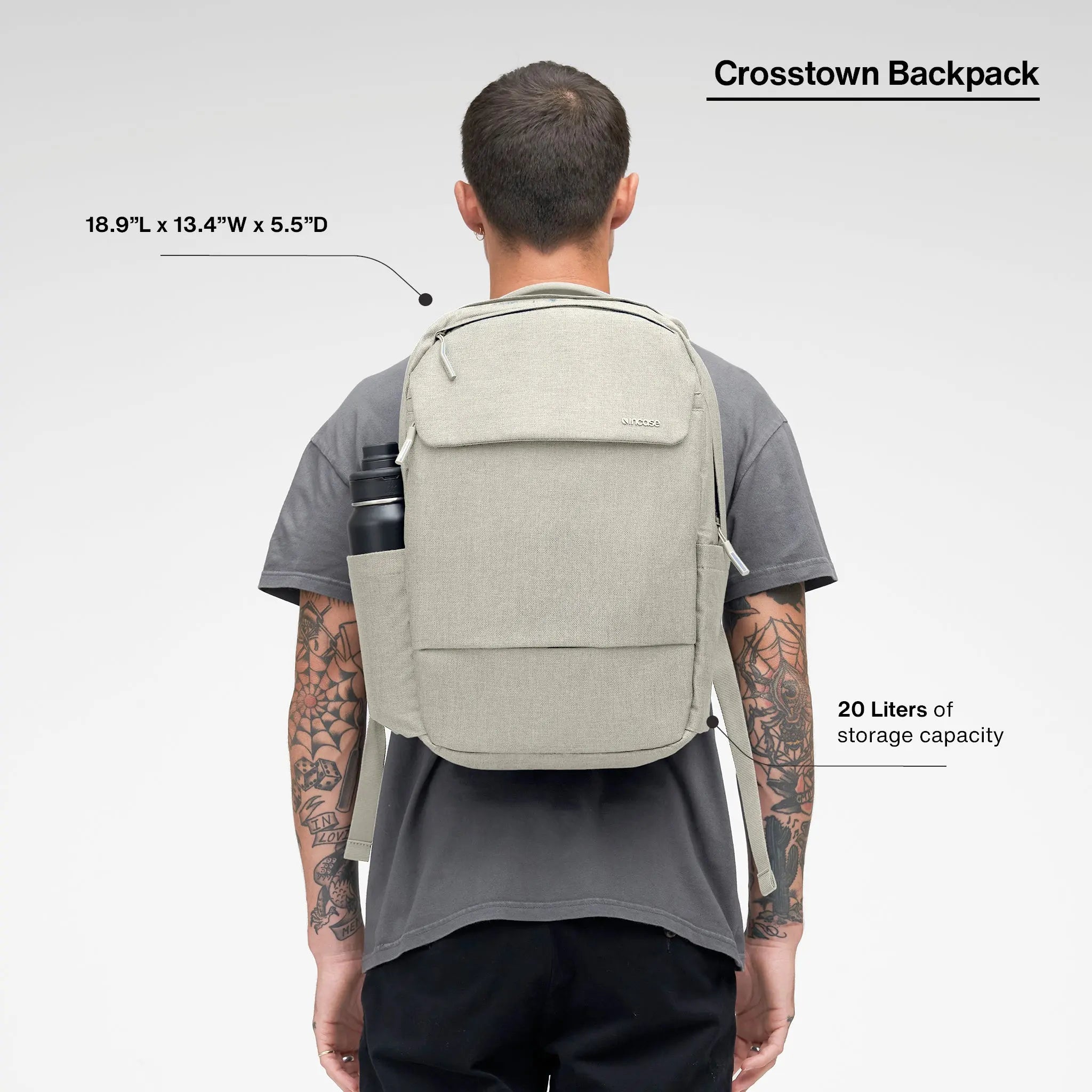 Crosstown Backpack with Woolenex 20L Incase