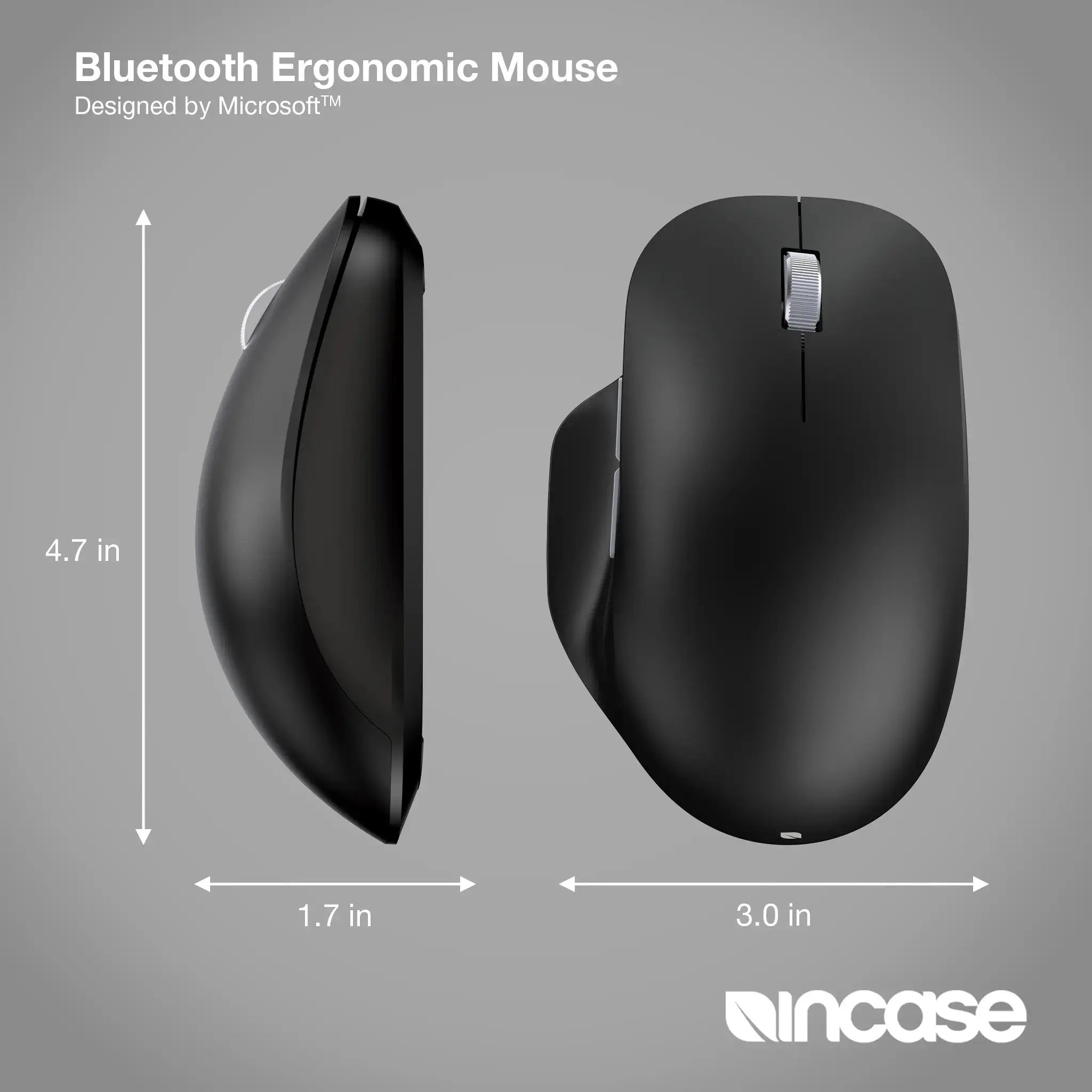 Bluetooth Ergonomic Mouse Incase