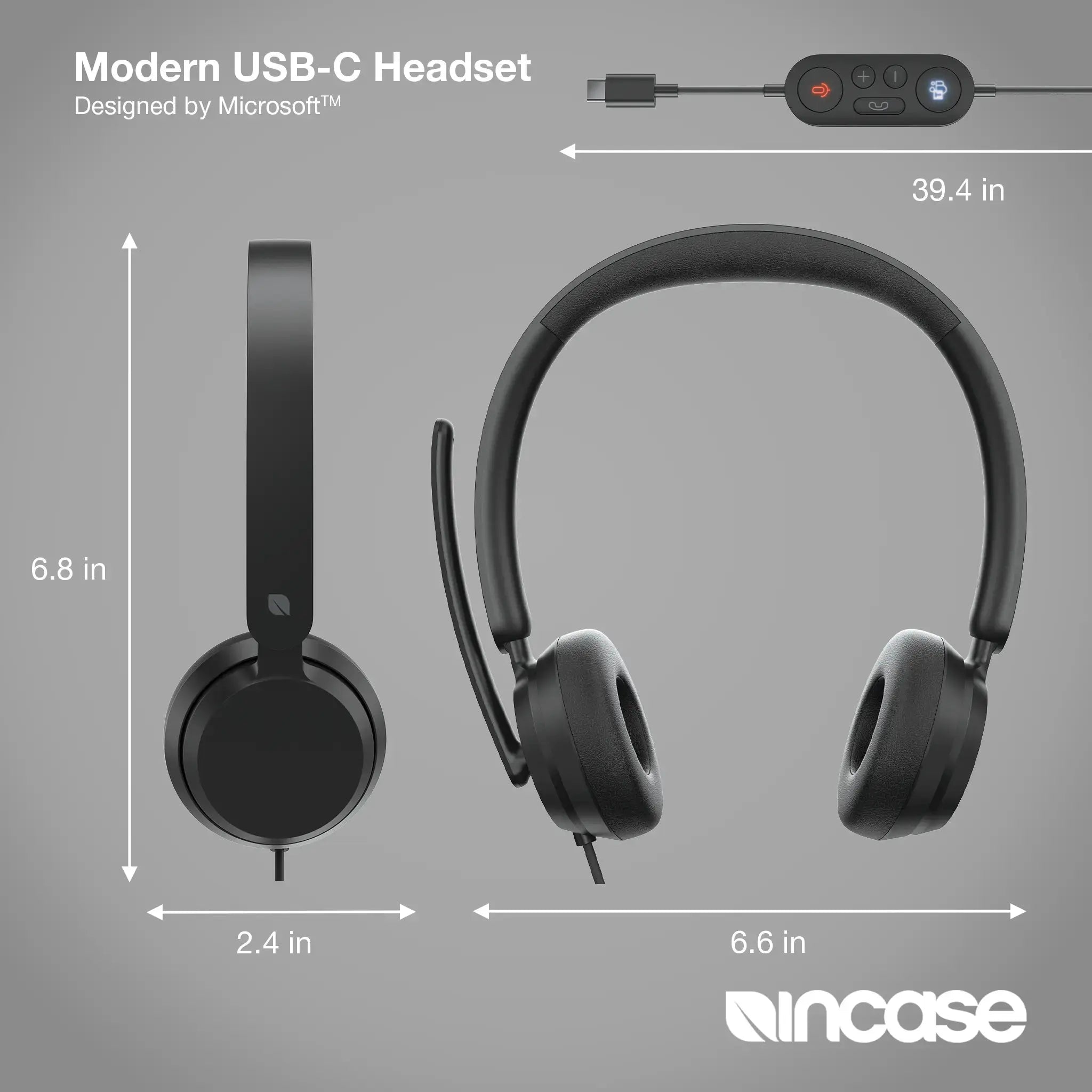 Modern USB-C Headset Incase