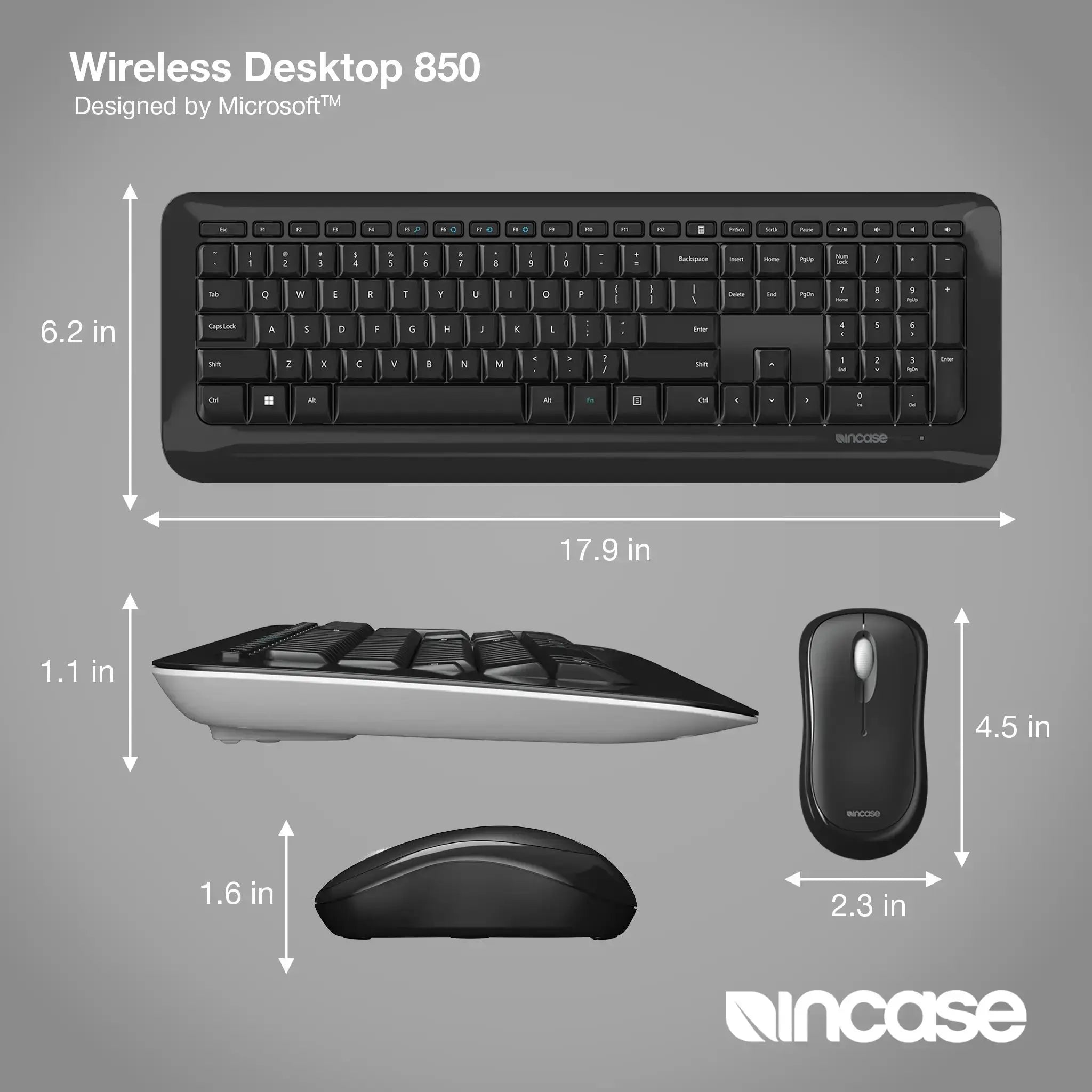 Wireless Desktop 850 Incase