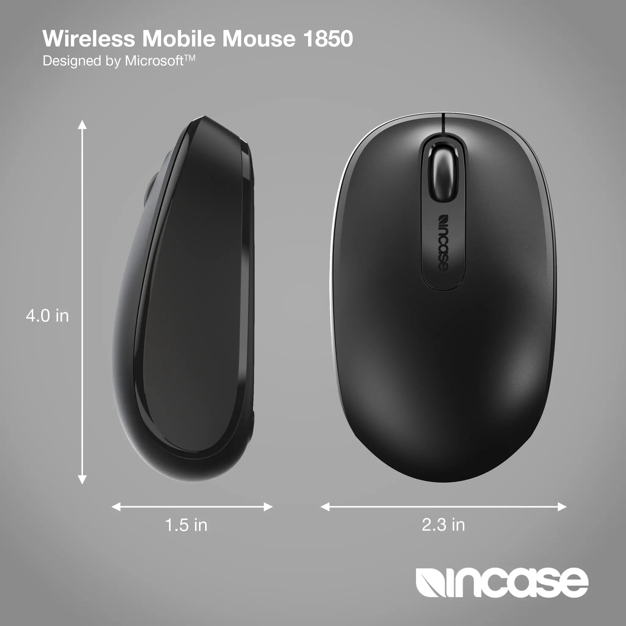 Wireless Mobile Mouse 1850 Incase-Microsoft